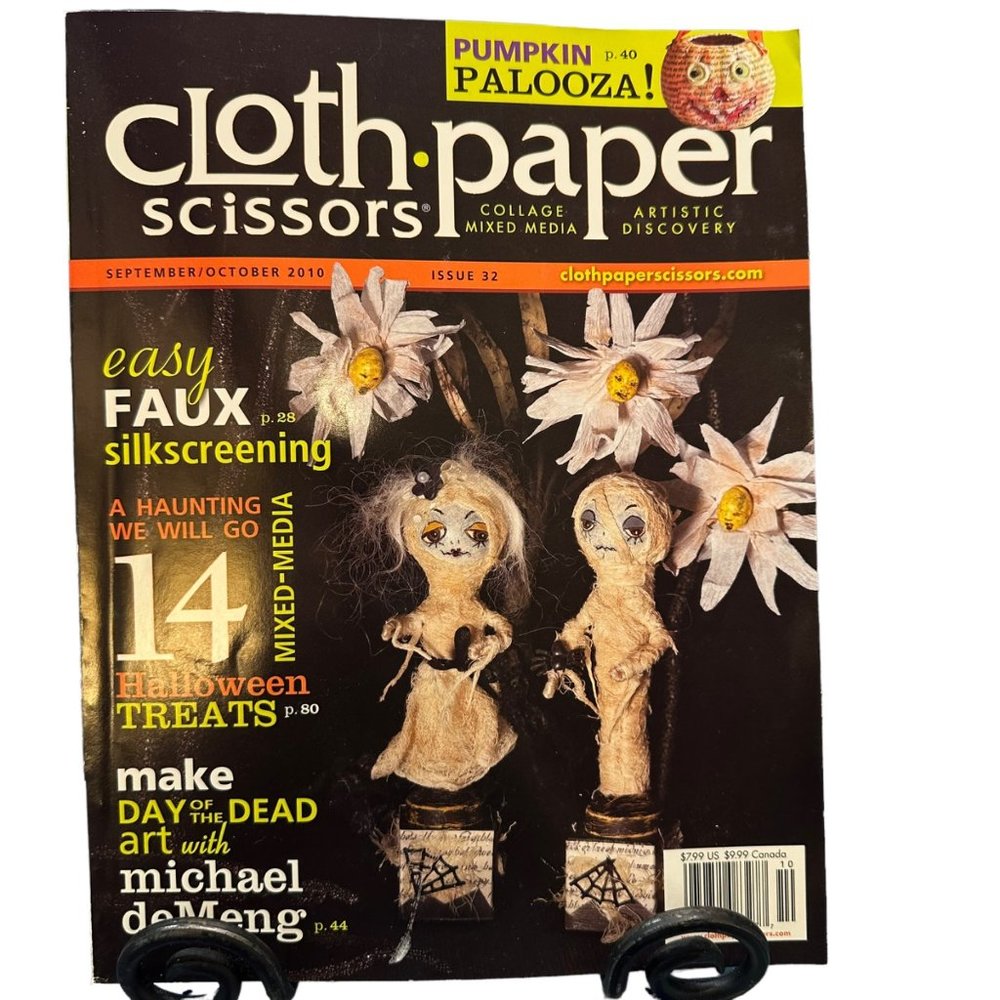 Cloth Paper Scissor Collage Mixed Media Artistic Discovery 3 Magazine Set Craft - Picture 14 of 16